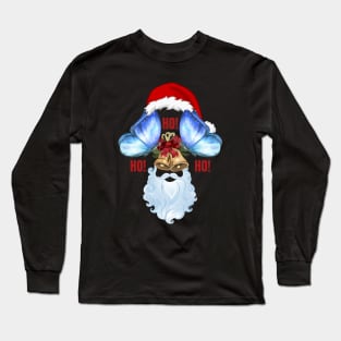 Butterfly Santa Claus Long Sleeve T-Shirt